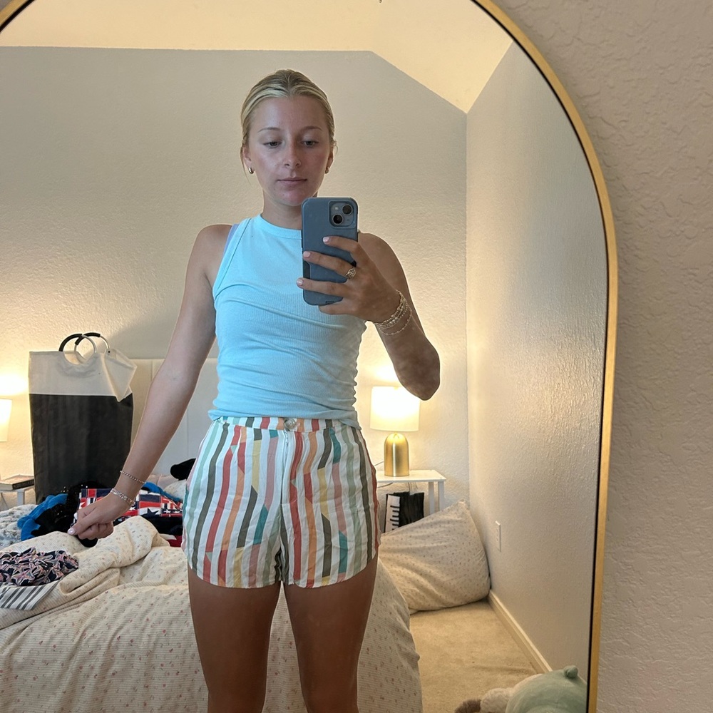 Shore Striped Women's Shorts